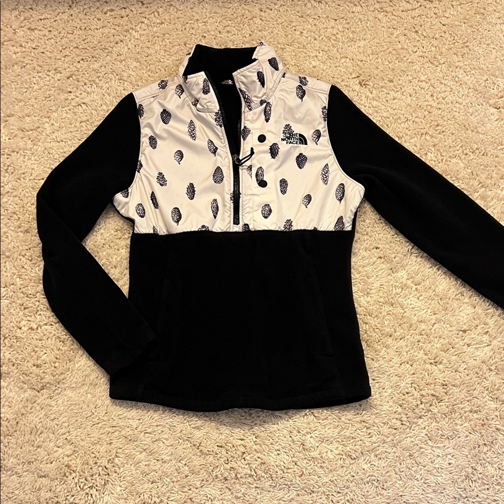 The North Face Black and White Patterned Jacket